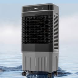 Draagbare Luchtkoeler - Verdampingskoeler Ventilator - Verfrissende Lucht - Grote Watertank 4 IJspakketten - 100CM Hoog - Mechanisch Type — thumbnail 1