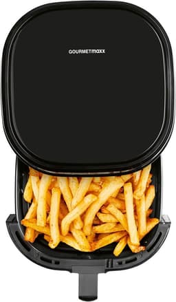 Heteluchtfriteuse - Airfryer - Vetarm Frituren - Digitaal Kleurenscherm - 4.5 Liter - Zwart — thumbnail 5