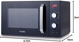 Magnetron - Oven Verwarmer - Snel Eten Opwarmen - Digitale Bediening - 23 liter - Zwart — thumbnail 3