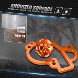 Waterkoeler Kit - Motor Koeling - Motor Optimalisatie - Grotere Waaierschoepen - 10-15 Graden Lager - Aluminium — thumbnail 5