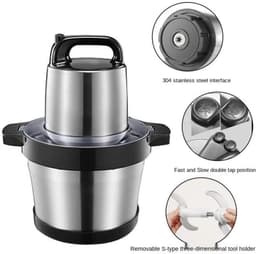 Keukenmachine Yam - Puree Maker - Voedsel Bereiden - Roestvrijstaal Constructie - Compact Ontwerp - Zilverkleurig — thumbnail 2