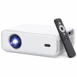 Mini Beamer 1080P en 4K ondersteuning - Smart Projector - Dolby Audio 8W - Bluetooth - WiFi - Autofocus - Google TV - Wit — thumbnail 1