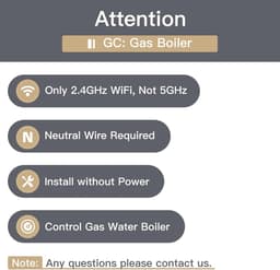 Smart Thermostaat - Temperatuurregelaar - Verwarming Regelen - App Bediening - 95-240 V - Zwart — thumbnail 3
