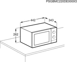 Combi-magnetron - Magnetron oven - Snel maaltijden bereiden - 800 watt vermogen - 20 liter - Wit — thumbnail 2