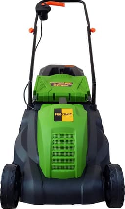 Elektrische Grasmaaier - Duwmaaier Grasmaaier - Gazon Onderhouden - Krachtige 1800W Motor - 34 cm Maaibreedte - Zwart — thumbnail 4