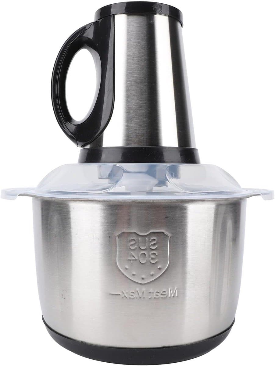 Keukenmachine - Voedselbereider - Eten Bereiden - Krachtige Koper Motor - 5L Kom - Zilver — afbeelding 1