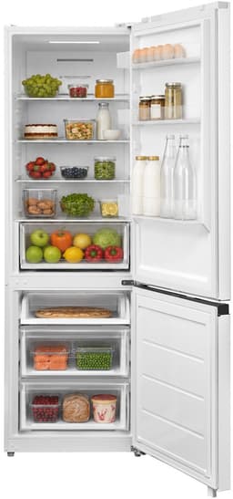 Heinner HCNF-M330INVE++ Koel-vriescombinatie – 330 L – Total No Frost – Inverter Compressor – Energieklasse E – Elektronische Bediening – Super Cooling-functie – Kinderslot – LED-verlichting – Wit – 5 Jaar Garantie — thumbnail 3