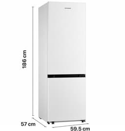 Heinner HCNF-M330INVE++ Koel-vriescombinatie – 330 L – Total No Frost – Inverter Compressor – Energieklasse E – Elektronische Bediening – Super Cooling-functie – Kinderslot – LED-verlichting – Wit – 5 Jaar Garantie — thumbnail 4