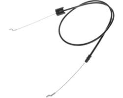 Grasmaaier gaspedaal pull motor zone controle kabel met Z-vorm bocht tuin gereedschap - zwart & zilver