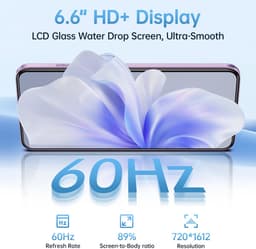 OUKITEL C53 mobiele telefoon, 6,6 inch HD, 8GB RAM+64GB uitbreidbaar tot 1TB, 4300mAh batterij, 13MP camera, Android 14 — thumbnail 2