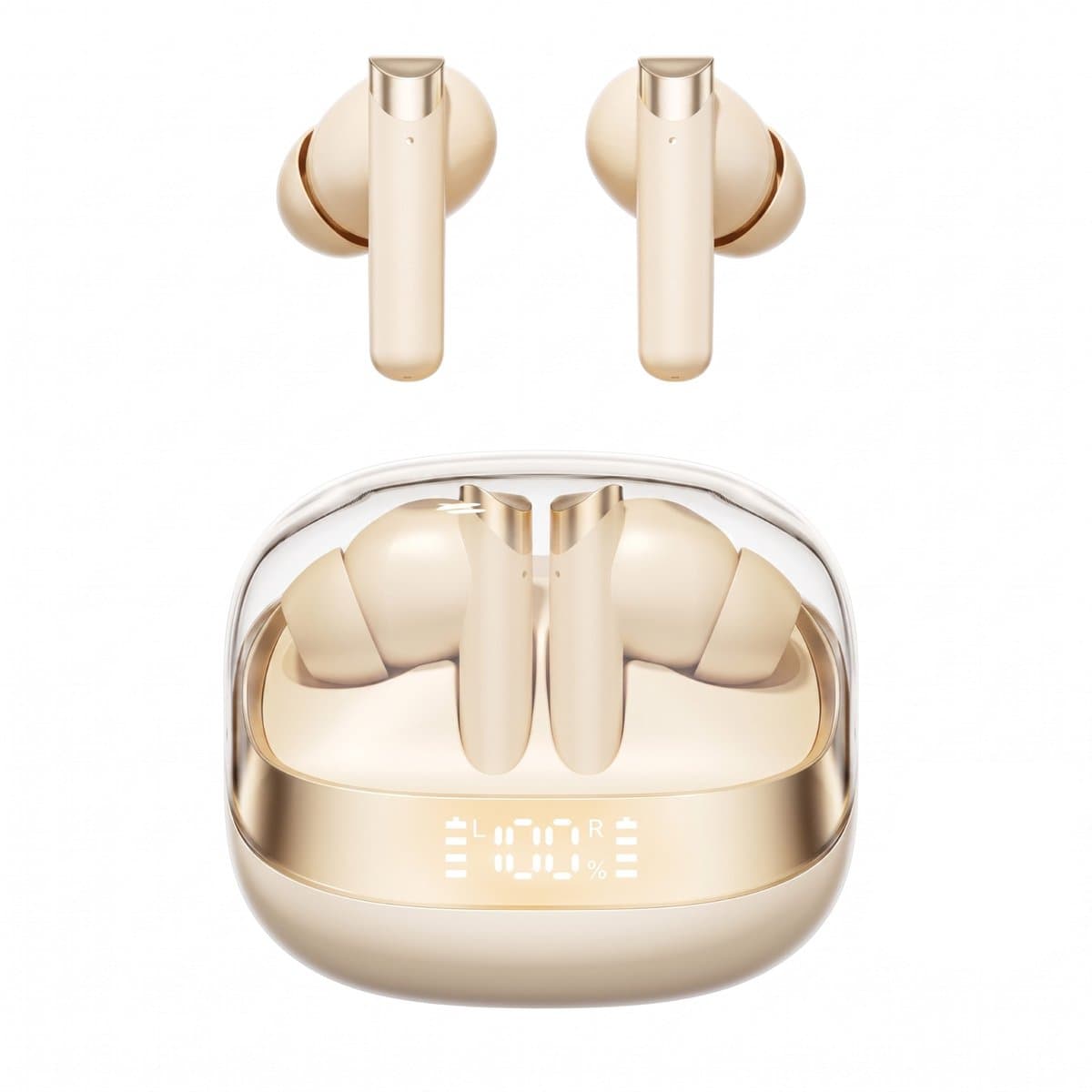 AWEI T93 - Sport Oordopjes - Open-Ear Oorclips - Draadloos Bluetooth Clip On Design - AI-vertaalfunctie - ENC Ruisonderdrukking - IPX6 - 40 Uur Batterijduur - voor Hardlopen - Zwart — afbeelding 1