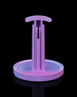 Clean - Koptelefoonhouder voor bureau en gaming setup - Decoratieve houder - headset standaard, bureau organizer, kantoor, werkplek — thumbnail 5