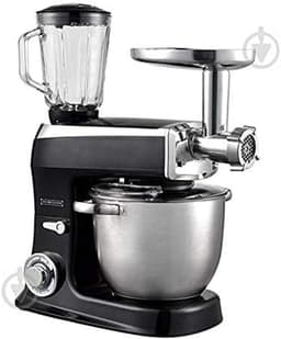 Keukenmachine - Mixer Robot - Bakken en Koken - Krachtige 1900W Motor - 6.5 L Kom - Zwart — thumbnail 1