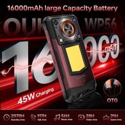 OUKITEL WP56 5G Robuuste Smartphone-36GB RAM-512GB ROM-16000mAh-108MP-IP68-IP69K-Android 15 — thumbnail 2