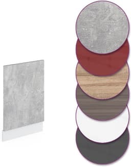 Vaatwasserfrontpaneel - Keukenfront - Keuken opknappen - Verstelbare poten - 45 cm breed - Betonlook — thumbnail 4