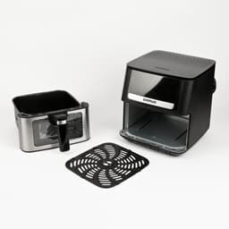 Heteluchtfriteuse - Airfryer - Gezond Koken - Verhoogd Dienblad - 65 Liter - Zwart — thumbnail 2
