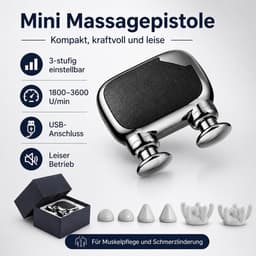 SnelShoppen - Hoogwaardig Mini Massagepistool met USB C, 3 Instelbare Standen voor Spieren, Pijnverlichting en Ontspanning, Draagbaar en Handzaam voor — thumbnail 5