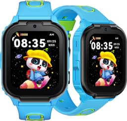 DOOGEE Anyscene S1 4G - GPS Horloge Kind - Smartwatch Kinderen - Video oproepen - Android OS - 1.83" IPS Scherm - 1GB+8GB - 800mAh - GPS/LBS/WiFi Locatie - Hartslag & Bloeddruk Monitor - IPX7 Waterdicht - Geschikt voor iPhone en Android - Blauw — thumbnail 1