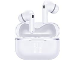 Siltcon® SoundWave Ultra - Oortjes Draadloos - Draadloze Oordopjes - Bluetooth Oordopjes – True Noise Cancelling ANC + ENC - BT 6.0 – Universeel – Tot 50 Uur Batterij - LED Display – 6 Mic - Met APP Voor Instellingen - Geschikt voor iOS en Android