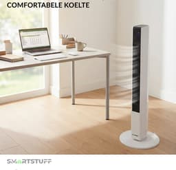 Smartstuff Torenventilator - Ventilator - Oscillatie - Afstandsbediening - Verkoeling - Stil — thumbnail 5