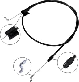 SnelShoppen - Throttle Cable voor Grasmaaier 140 cm, Motor Controle Kabel voor Zelfrijdende Mowers, Z Bend, Vervangingsonderdeel 183567, 532183567 — thumbnail 3