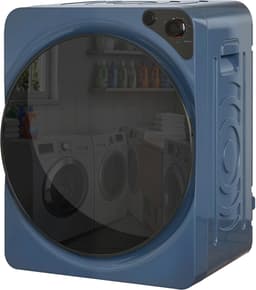 TEKROA® Wasdroger - Compacte wasdroger met ventilatie, 1000W elektrische droger - 5 kg capaciteit, 5 droogstanden - roestvrijstalen trommel - blauw — thumbnail 3