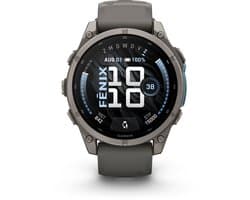 Garmin fēnix 9 - 47 mm - Multisport GPS Smartwatch - 1.4" AMOLED-scherm - Titanium afwerking - Batterijduur tot 16 dagen