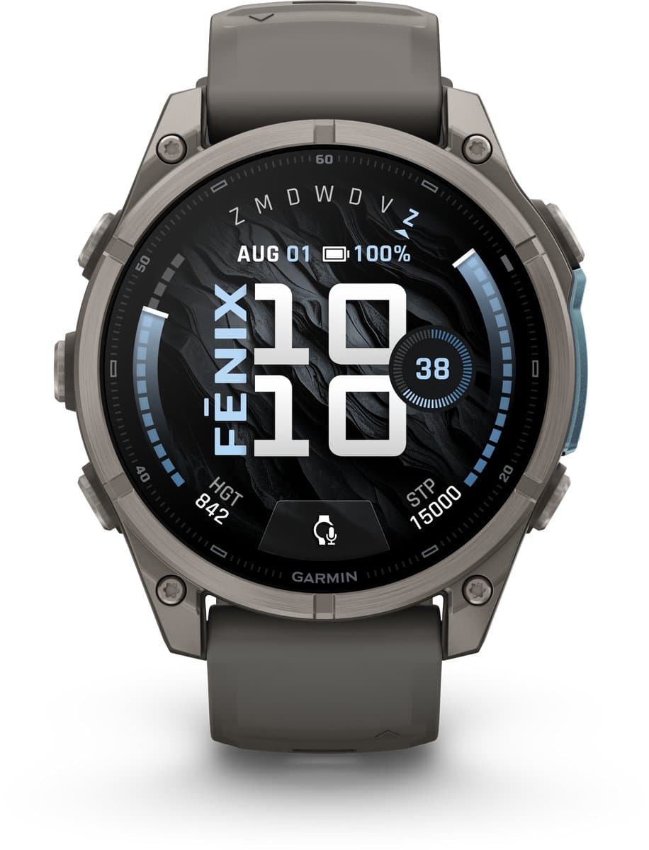 Garmin fēnix 9 - 47 mm - Multisport GPS Smartwatch - 1.4" AMOLED-scherm - Titanium afwerking - Batterijduur tot 16 dagen — afbeelding 1