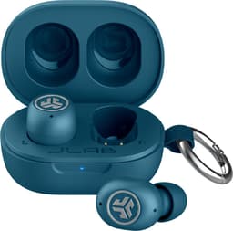 JLab JBuds Mini ANC Draadloze Oordopjes - Active Noise Cancelling Oortjes Draadloos - 25 uur Batterijduur - Apple Find My - Bluetooth Multipoint - Met Microfoon - Geschikt voor Android en Apple - Donkerblauw — thumbnail 1