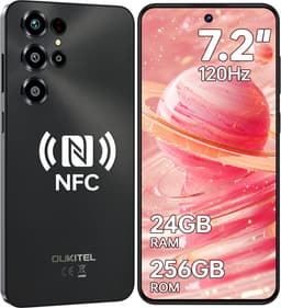 OUKITEL C68 Smartphone 4G-7.2 inch HD-120HZ-24GB RAM-256GB ROM-64MP camera-Android 15-NFC — thumbnail 1