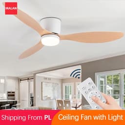 Cventrix plafondventilatorlamp - Plafondventilator met Verlichting en Afstandsbediening - Houtlook 3 bladen - Ventilatorlamp - Verlichtingsarmaturen - Woondecoratie — thumbnail 2