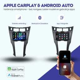 CarPlay autoradio geschikt voor Toyota Yaris | 2005 t/m 2012 | Android 13 | Draadloos Apple CarPlay & Android Auto | 2GB + 32GB | QuadCore processor | Denago DNG-A406 | 2025 model | 2005 2006 2007 2008 2009 2010 2011 2012 | Bluetooth & Wifi — thumbnail 2
