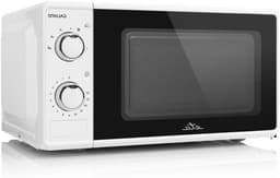 Magnetron - Oven Verwarming - Snel Eten Opwarmen - Gelijkmatige Verdeling - 17 Liter - Wit — thumbnail 1