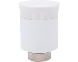 Slimme Thermostaat Klep - Radiatorknop App Bediening - Energie Besparen - Raam Open Detectie - M30 x 1.5mm - Wit
