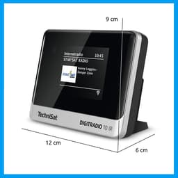 TechniSat DIGITRADIO 10 IR - DAB+ en internetradio-adapter (WLAN, kleurendisplay, Bluetooth, afstandsbediening, wekker, zonder luidsprekers, ideaal voor het upgraden van bestaande hifi-systemen) — thumbnail 4