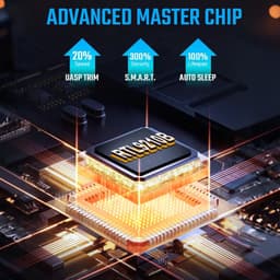M.2 NVMe en SATA SSD-behuizing, m2 adapter externe harde schijf schijf, m2 USB 3.1 SSD adapterbehuizing USB-C harde schijf voor M.2 PCIe NVME M-Key & M+B-Key 2230/2242/2260/2280 — thumbnail 2