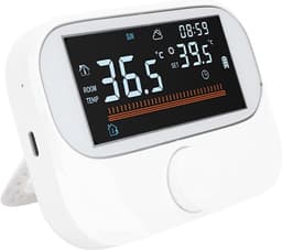 Slimme Thermostaat - Temperatuurregelaar Programmeerbaar - Energie Besparen - Draadloze Installatie - 300m Verbindingsbereik - Wit — thumbnail 4