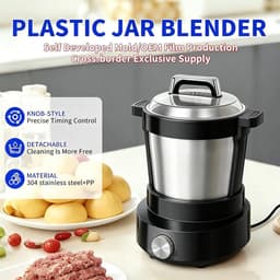 Fufu Maker - Yam Stamper - Afrikaanse Gerechten Bereiden - Snelle Authentieke Textuur - 6 Liter - Zwart — thumbnail 2