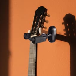 Gitaar Wandhouder - Muziekinstrument Hanger - Instrumenten Ophangen - Automatisch Vergrendelend - 21.5 cm - Zwart — thumbnail 2