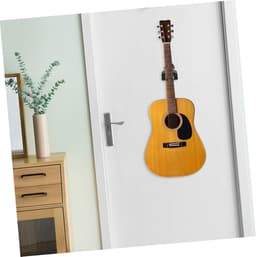 Muurhouder voor Gitaar en Ukelele – Opberghaak van Metaal en Zwart Kunststof – Met Sponsvulling – Stabiel voor Thuis en Studio — thumbnail 2