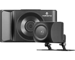 Volkano Trueview Series Dashcam Voor en Achter Camera - Full HD 1080p - Parkeerbeveiliging - Zwart