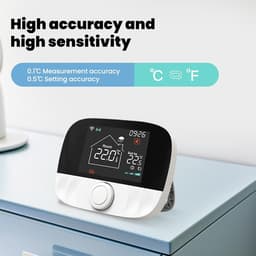 Slimme Thermostaats - Draadloze Regelaar - Comfort Verhoging - App Bediening - 230 V - Wit — thumbnail 4