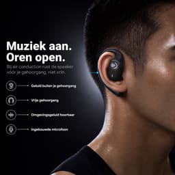 Volkano Stride 2 Air Conduction Draadloze Oordopjes met Oorhaak – Bluetooth 5.4 - IPX5 - LED-display - Open-Ear - 28 uur Speeltijd — thumbnail 4
