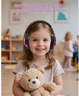 Zolvano® Koptelefoon Kinderen Geluidsdempend - Gehoorbescherming - Oorbeschermers-Sterrenhemel — thumbnail 2