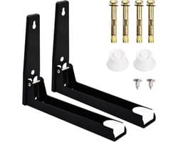 Wandhouder voor magnetron, magnetron, roestvrij staal, wandhouder voor magnetron, universele houder voor magnetron - ShopVlot