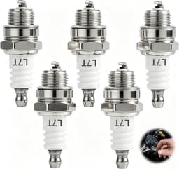 5 stuks Universele L7T ontstekingskerzen, voor grasmaaier, motorzagen en vrijsnijders, 2 takt motor ontstekingskerzen - ShopVlot — thumbnail 1