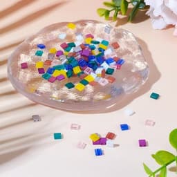 200 stuks rechthoekige glazen Tila-kralen in vierkante vorm, ideaal voor het maken van armbanden en kettingen met een strakke en moderne uitstraling — thumbnail 4