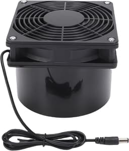 Ventilator op Zonne-energie - Zonneventilator Afzuigventilator - Luchtcirculatie - Weerbestendig ABS - 10W - Zwart — thumbnail 1