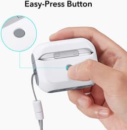 ESR Orbit Hybrid HaloLock Hoesje MagSafe Wit Geschikt voor Apple AirPods Pro 1/2 — thumbnail 5