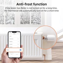 Thermostatische Radiator Klep - Slimme Verwarmingsregelaar - Energie Besparen - Wekelijkse Programmering - 171 Gram - Wit — thumbnail 4